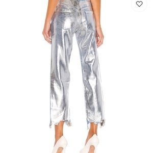 Free People Maggie Foil Jeans size 26